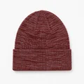 Tight-knit marled cuffed beanie color option