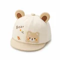 Animal-Ear Character Cap, Cream bear color reference