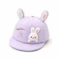 Animal-Ear Character Cap, Lavender bunny color reference