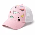 Printed Children's Trucker Cap, Blush pink white color reference