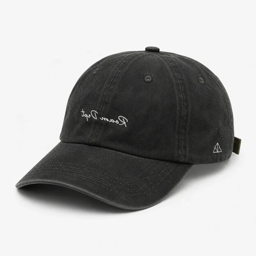 Solid-colour casual dad hat