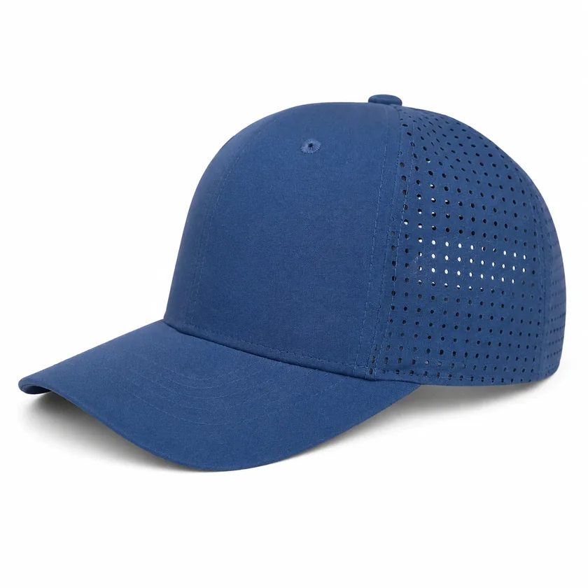 Blue unisex performance cap