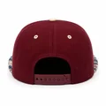Embroidered-Badge Snapback, Back view