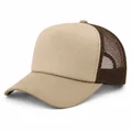 Foam-Front Trucker Cap, Beige dark brown color reference