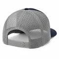 Structured Mesh-Back Trucker Cap, Back left three-quarter view
