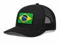 Flag-Patch Trucker Cap, Black brazil patch color reference