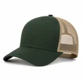 Classic Trucker Cap Range, Forest green tan color reference