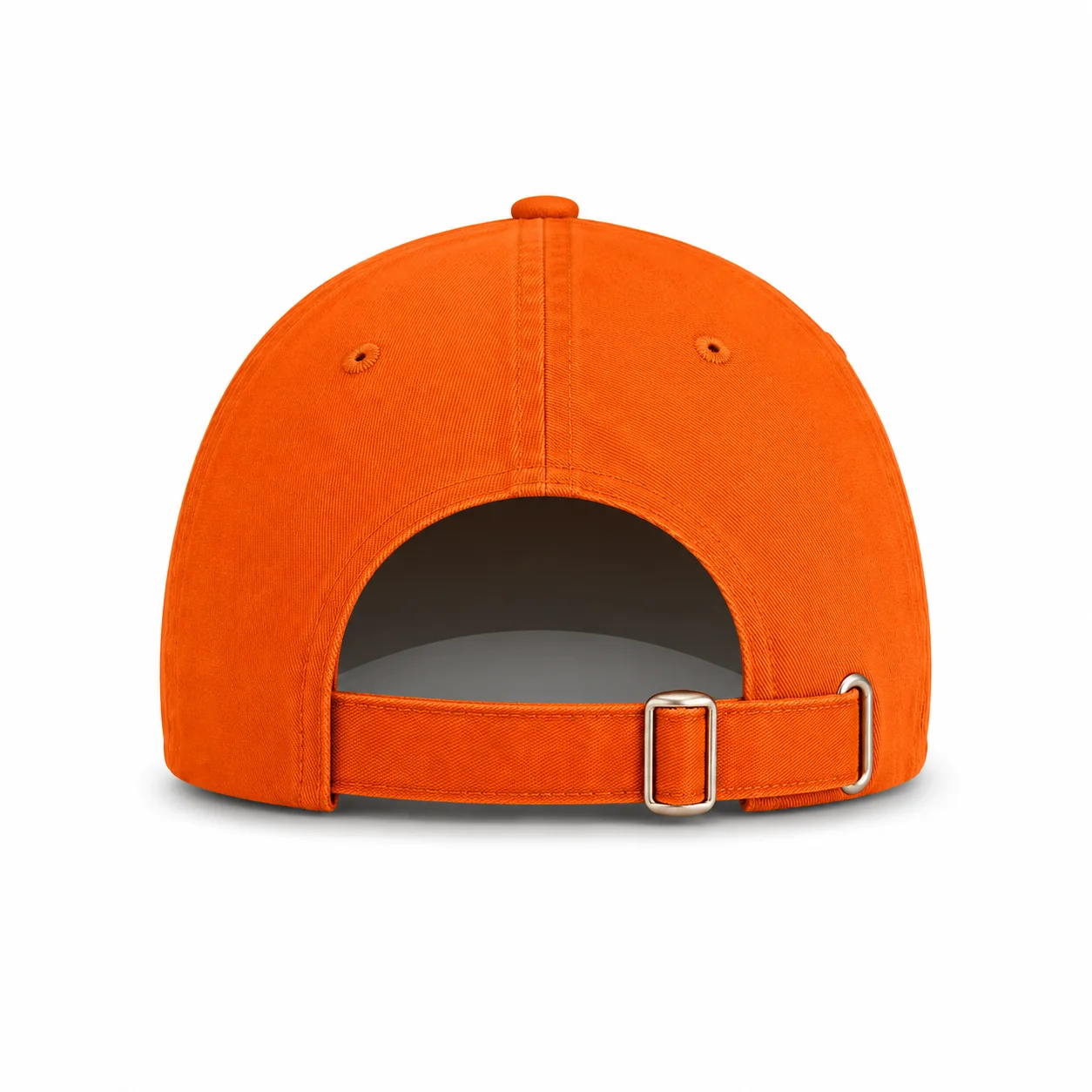 Original Cotton Dad Hat, orange back view