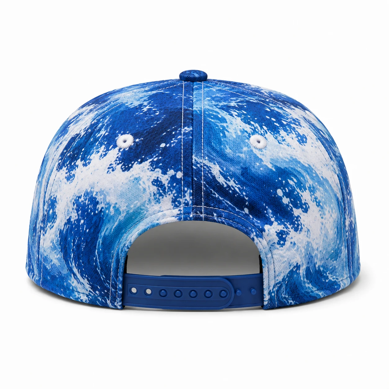 Sublimated-Print Snapback — closure detail
