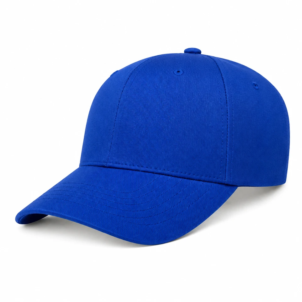 Royal blue stretch-fit cap color reference