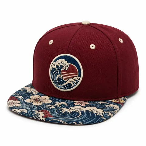 Embroidered-Badge Snapback